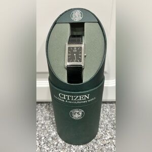 Citizen Eco-Drive Stiletto SS Watch G820-T001696 / Case#310546 Made in Japan NWT